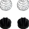 AGD LIGHTS 4 Pack Shaker Ball, Stainless Blender Mixing Ball, Plastic Sports Cup Clearance