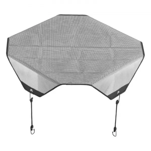 Airconditioner Cover 71x71 cm Sort Rivestærkt Net Udendørs Outlet