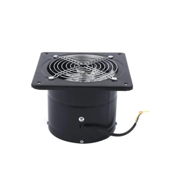 Ventilatorer>Aksial industriventilator, vægventilator 40 W 220 V, indblæsning/udsugning, sort
