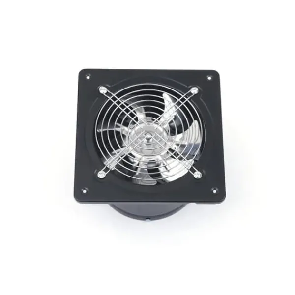 Ventilatorer>Aksial industriventilator, vægventilator 40 W 220 V, indblæsning/udsugning, sort