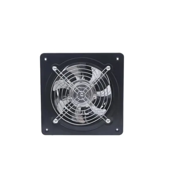 Ventilatorer>Aksial industriventilator, vægventilator 40 W 220 V, indblæsning/udsugning, sort