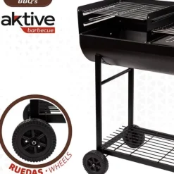Aktive Grill 97x42x96 Cm Sort Best