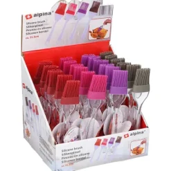Bagepensler>Alpina - silicone brush for marinating dishes 21 cm (gray)