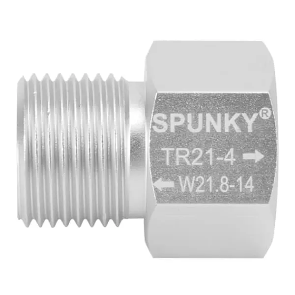 Sodavandsmaskiner>Aluminiumlegering Hungevind TR21-4 til Hangevind W21.8-14 Adapterstik til Sodastream