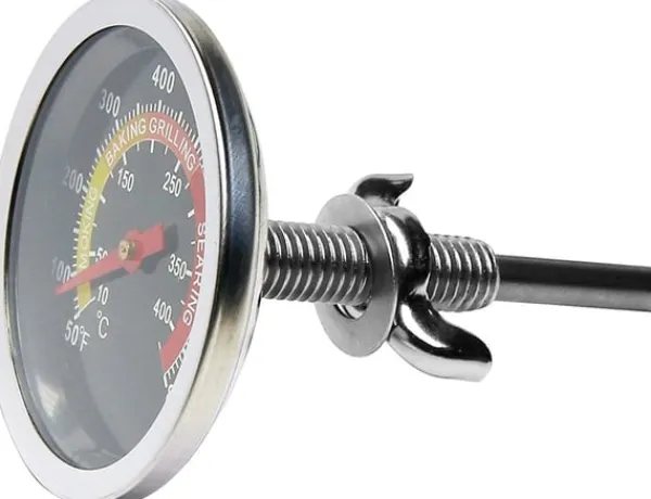 Analogt grilltermometer til grill & ovn Rustfrit stål Online
