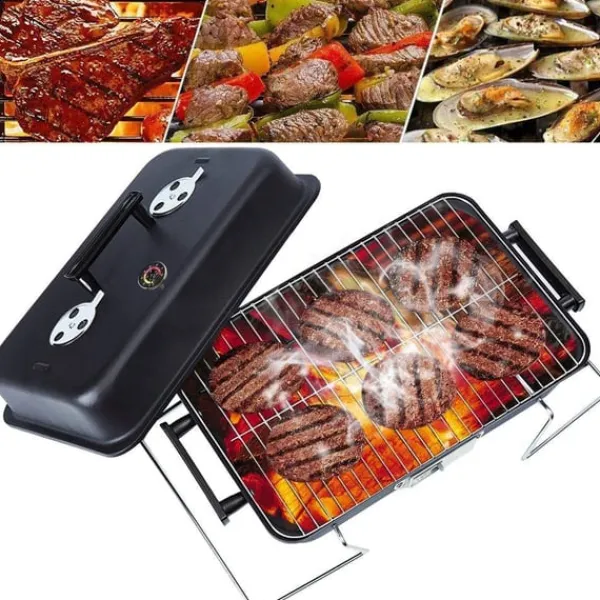 Analogt grilltermometer til grill & ovn Rustfrit stål Online