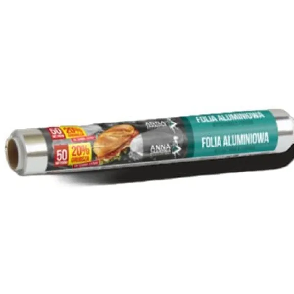 Anna Zaradna Aluminiumsfolie 50m rulle Clearance