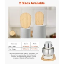 Apparat-glidebræt, Oval 39,9x28,2x2,3 cm, Naturtræ Outlet