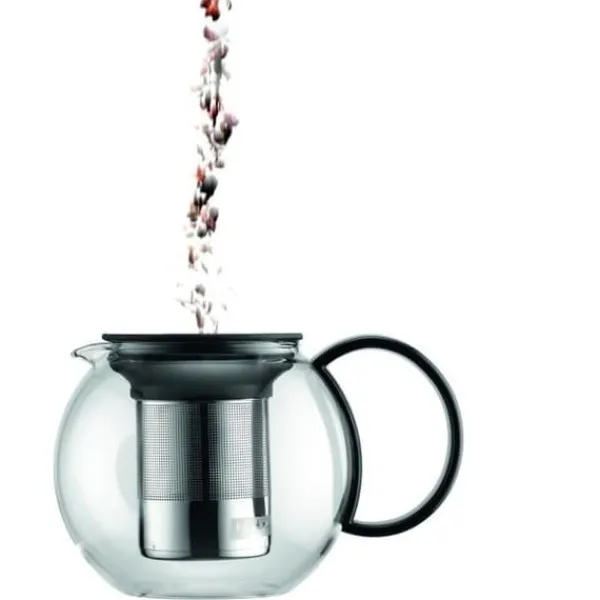 Bodum Kaffe- & Tekander>Assam - Theiere a kolv , plastskydd, rostfritt stålfilter, 0,5 l