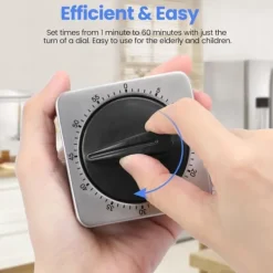 Auledio køkkentimer, kokkens madlavningstimer med høj alarm, ingen batterier kræves Discount