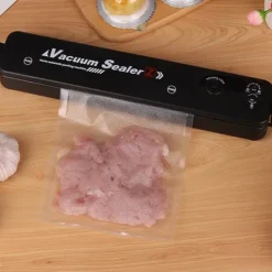 Automatisk fødevarevakuumforseglingsmaskine - bærbar miniforsegler til hjemmekøkken EU-stik med 10 stk. poser Hot