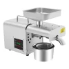 Juicepresser - Nyd Friskpresset Juice Derhjemme>Automatisk oliepresser til nødder og frø - Oliepressemaskine - 610W - 220V - 304 rustfrit stål - 50–250°C digital - 3–6 kg/t - Op til 45% udbytte
