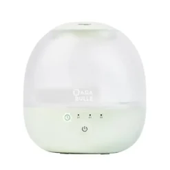 Badabulle Bubble Luftfugter - Sikrer et godt fugtighedsniveau - Integreret natlys - 360° Dyse - Op til 16 timers batterilevetid (2L) Outlet
