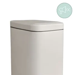 Badeværelsesaffaldsspand, 29,5x26x14 cm, 5L, Forskellige farver Discount