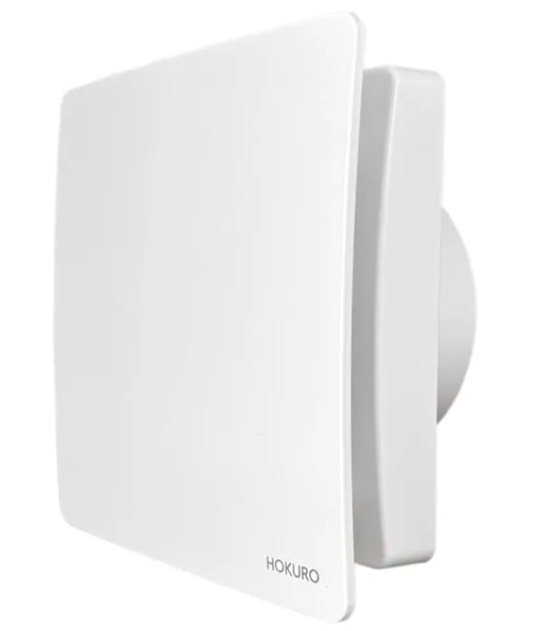 Badeværelsesventilator humidistat NORTADA HOKURO URO WP-100 H timer hvid Sale
