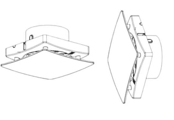 Badeværelsesventilator humidistat NORTADA HOKURO URO WP-100 H timer hvid Sale