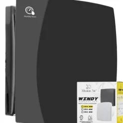 Badeværelsesventilator WINDY 100 H+T SORT Hot