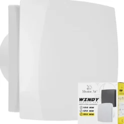 Badeværelsesventilator WINDY 150 S HVID Outlet
