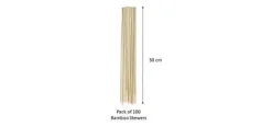 Madspyd>Bamboo Skewers Beige 30cm Ideal For BBQ by Chef Aid