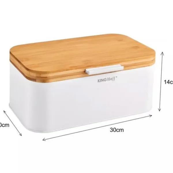 Brødkasser & Brødposer>BAMBU OG STÅL BRØDKRAFT KINGHOFF KH-1795