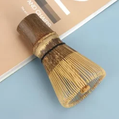 Bambus japansk stil Matcha te piskeris børste te tilbehør til Matcha tebrygning Bambus 100 ben