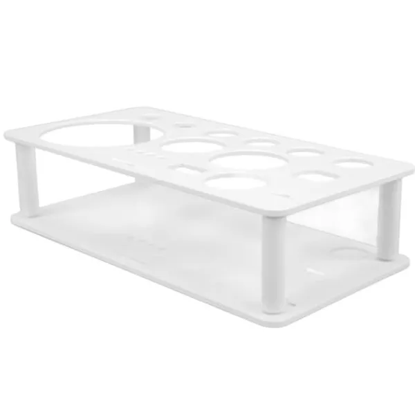 Barudstyrssæt>Bartender Værktøjsholder Stand - Pladsbesparende Aftagelig Plastic Organizer til Bar og Home White