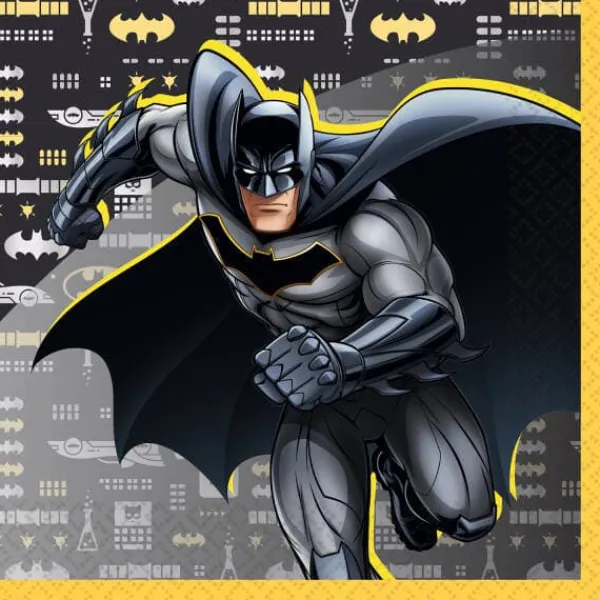 Batman servietter 33 cm, 16 stk. Outlet