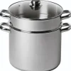 BAUMALU Catering couscous i rostfritt stål - 26 cm New