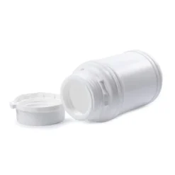 Beholdere Til Madopbevaring>Beholder: HDPE-plastflaske, kapacitet 600 ml, med selvlukkende låg