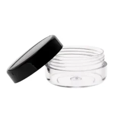 Opbevaringsdåser>Beholder med låg 5 ml plastik til cremer og salver x 10