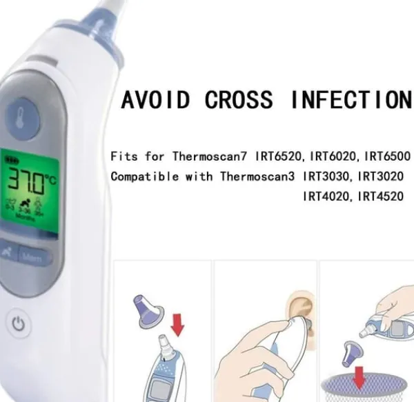 Tilbehør Til Køkkentermometre>Beskyttelse til øretermometer Braun ThermoScan 20-pak 2-pack