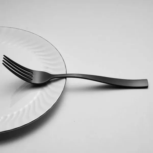 Bestik>Bestik Arthur Martin AM5136 Sort Rustfrit stål 24 Dele