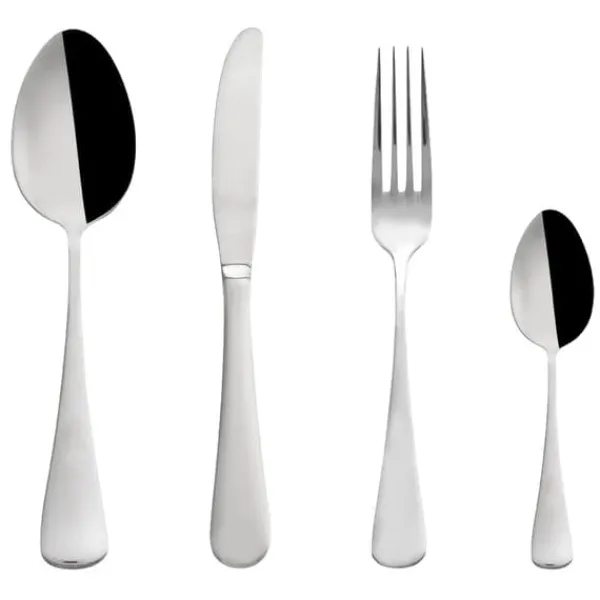 Bestik>Bestik Sæt, 24 Stykker, Elegant Design,Sølv