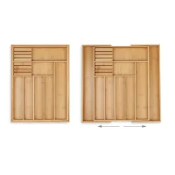 Bestikbakke, Bambus, 5.5x45x44.5 cm, Natur Hot