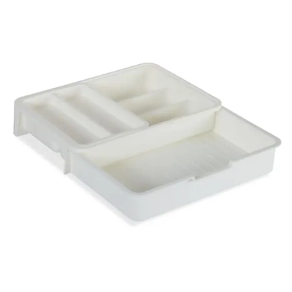 Bestikbakke, Justerbar, 6x23,5x31,5 cm, Plast Online