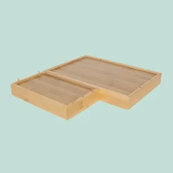 Bestikbakke sæt, 21x30x7 cm, naturlig Outlet