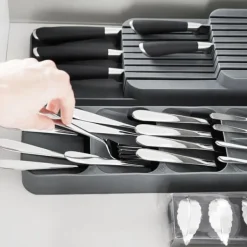 Bestikskuffeindsats til skeer, knive, gafler og teskeer Køkkenorganisator Hot