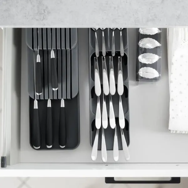 Bestikskuffeindsats til skeer, knive, gafler og teskeer Køkkenorganisator Hot