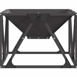 Bålsted i koldvalset stål - Udendørs ildsted | Størrelse: 50x50x35 cm | Farve: Sort Clearance