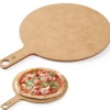 Pizzaspader>Bord til servering af pizzasnacks med hankdiameter 406 mm