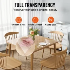 Bordbeskytter, 30.5x30.5 cm, Transparent, PVC plast New