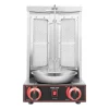 Grill-Ovne & Ovn Med Roterende Stegespyd>Bordgrill, vertikal döner-/kebabgrill 3 kW, 360° roterende, rustfrit stål, til kylling