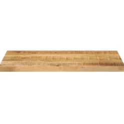 Bordplade i massivt mangotræ - Rektangulær rustik | Størrelse: 50x30x2,5 cm Best