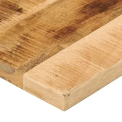 Bordplade i massivt mangotræ - Rektangulær rustik | Størrelse: 50x30x2,5 cm Best