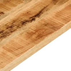 Bordplade i massivt mangotræ - Rektangulær rustik | Størrelse: 50x30x2,5 cm Best