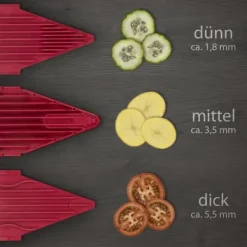 Borner V1 grøntsagsskærer startsæt, kartoffelskiver, agurkeskæremaskine, grøntsagsskærer, køkkenriv, pommes frites, frugtriv, kålskærer Outlet