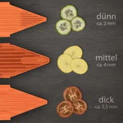 Borner V1 grøntsagsskærer startsæt, kartoffelskiver, agurkeskæremaskine, grøntsagsskærer, køkkenriv, pommes frites, frugtriv, kålskærer Outlet