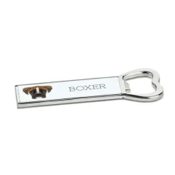 Cocktailshakers & Drinkudstyr>Boxer, Boxer III - flaskeåbner med foto og påskrift til Art-Dog øl