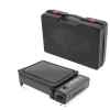 Portable Komfurer>Bærbar BBQ-grill, justerbar varme kontrol, kompakt design, høje sikkerhedsfunktioner,Sort