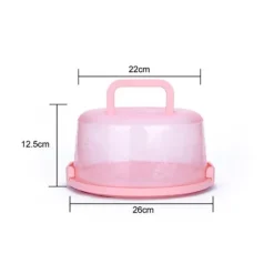 Bærbar Cupcake Carrier Madopbevaringsboks med Håndtag Transparent Kageæske Discount